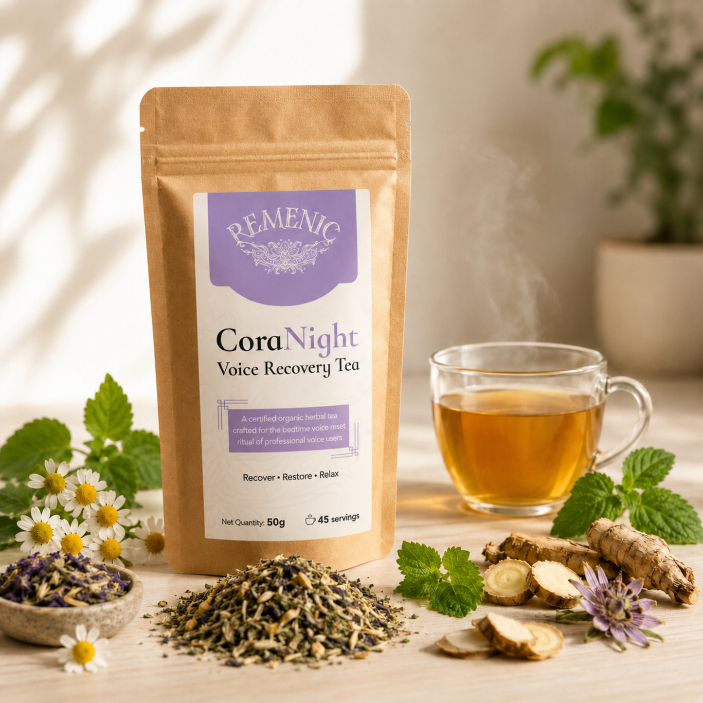 CORANIGHT VOICE RECOVERY TEA